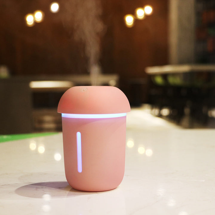 🍄💧 3-in-1 Mushroom Humidifier | USB Rechargeable Fan + Night Light + Air Purifier ✨
