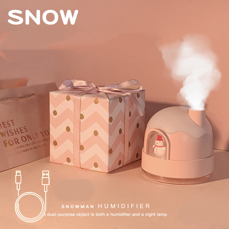 🐻💧 Indoor Cartoon Cute Humidifier | Rechargeable & Plug-In USB Mist 🌿✨