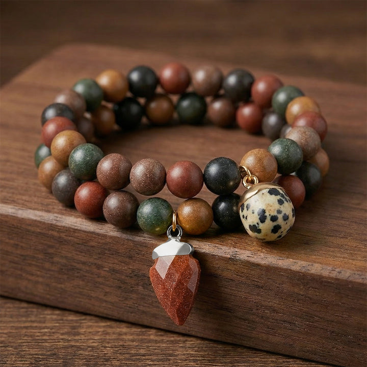 Chinese Herbal Bracelet – Lightweight Traditional Wellness Bead Jewelry