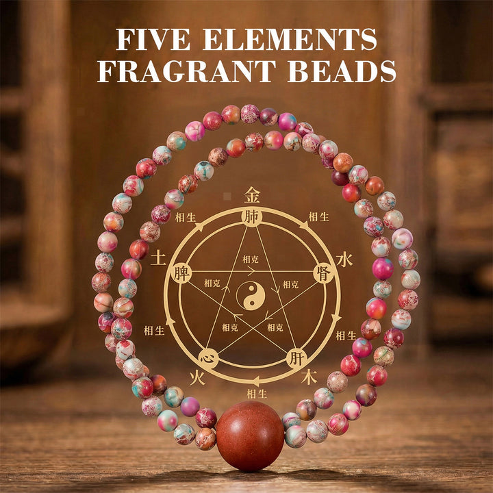 Chinese Herbal Bead Bracelet – Lightweight Wellness Jewelry