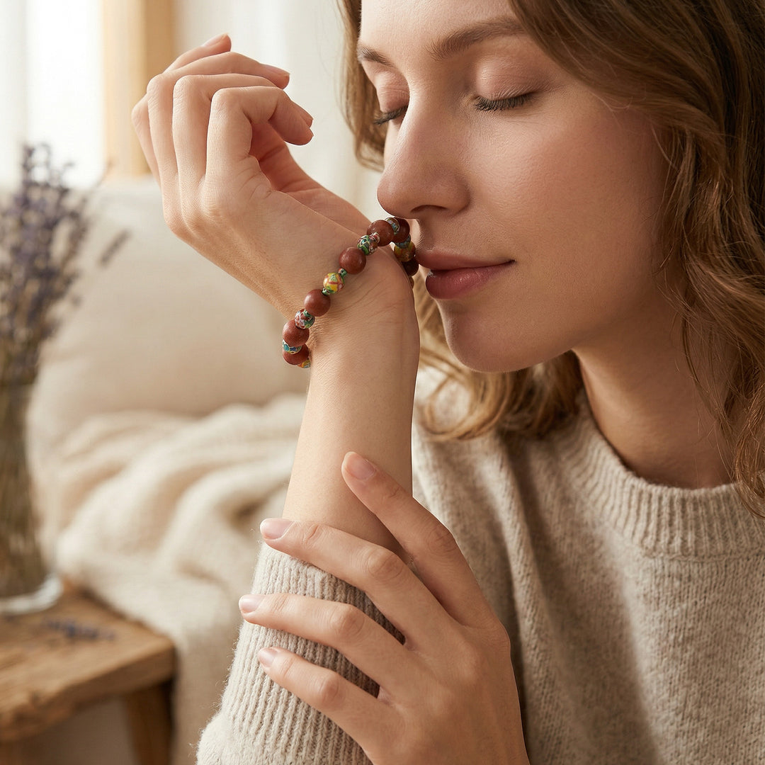 Chinese Herbal Bead Bracelet – Lightweight Wellness Jewelry
