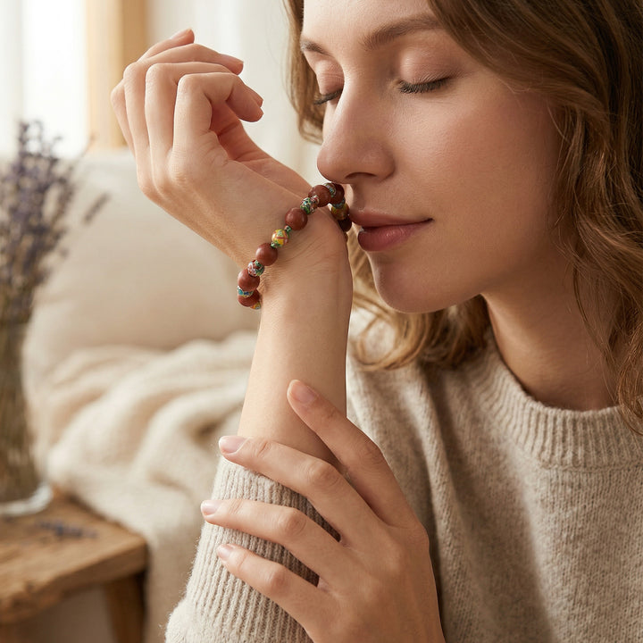 Chinese Herbal Bead Bracelet – Lightweight Wellness Jewelry