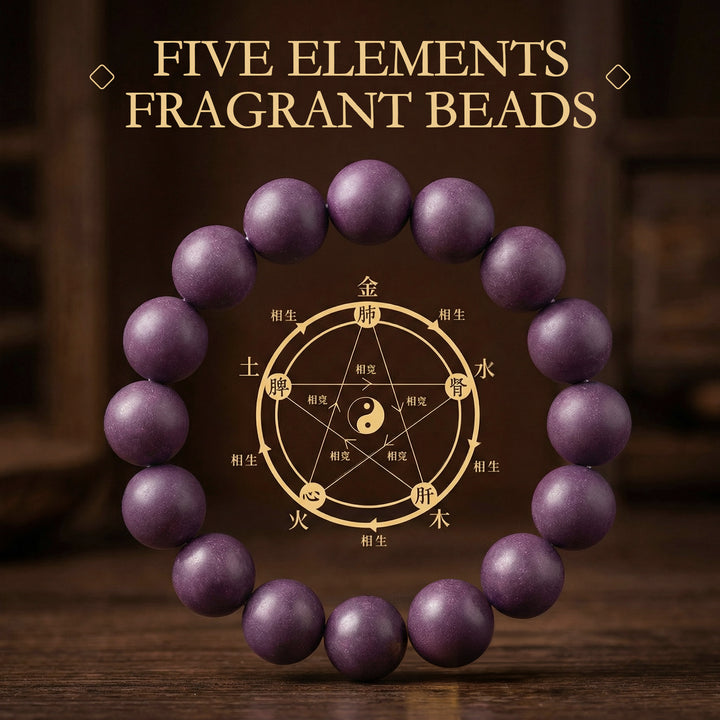 Chinese Herbal Bead Bracelet – Lightweight Traditional Wellness Jewelry