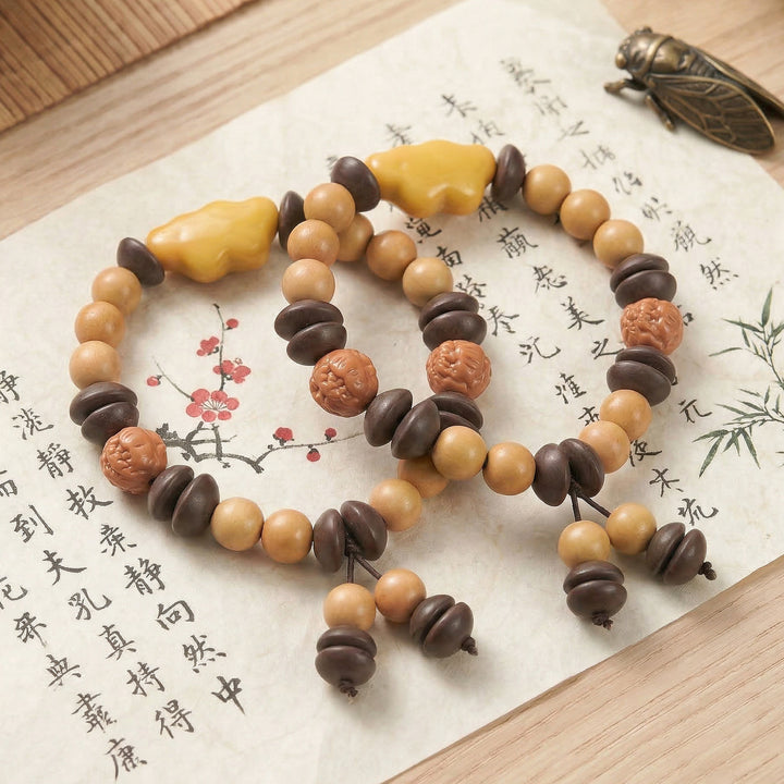Chinese Herbal Bead Bracelet – Lightweight Wellness Jewelry