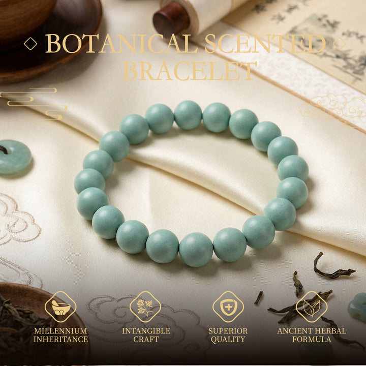 Chinese Herbal Bead Bracelet – Lightweight Traditional Wellness Jewelry