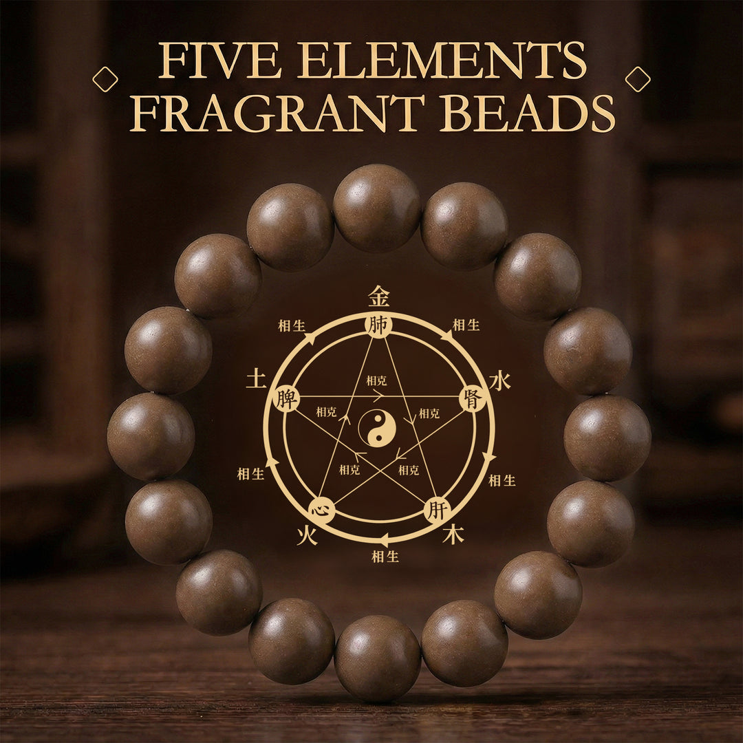 Chinese Herbal Bead Bracelet – Lightweight Wellness Jewelry