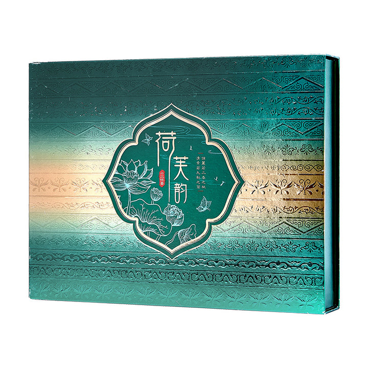 🏮 Ancient Style Carved Beauty Set – 13-Piece National Fashion Makeup Gift Set (Ivory White) ✨