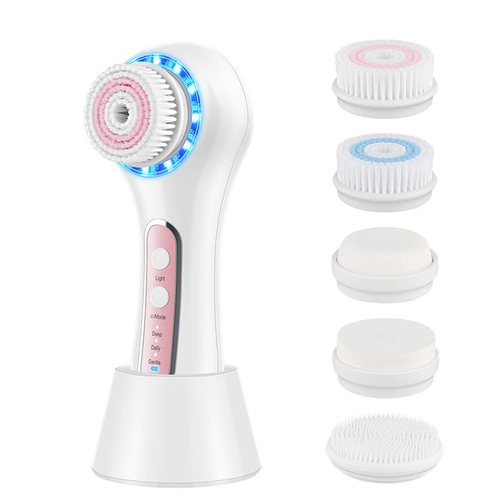 💖🧼 Rechargeable Rotary Multifunctional Cleansing Apparatus | 5-in-1 Facial Cleanser