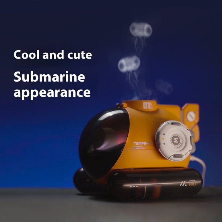 💧🚢 Submarine Smoke Ring Humidifier | Desktop Mist Spray Atmosphere Device