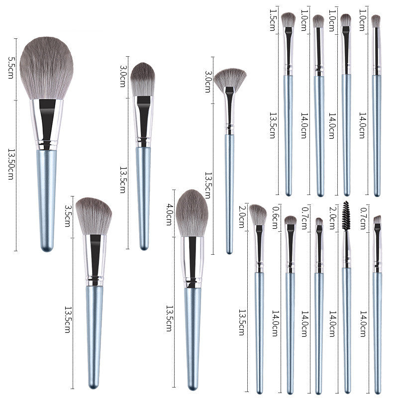 ✨ New 14-Piece Wooden Handle Makeup Brush Set — Beauty Tools Kit 💄