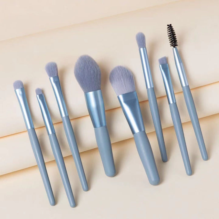 🍬✨ Eight Macaron Makeup Brush Eye Detail Set 💄