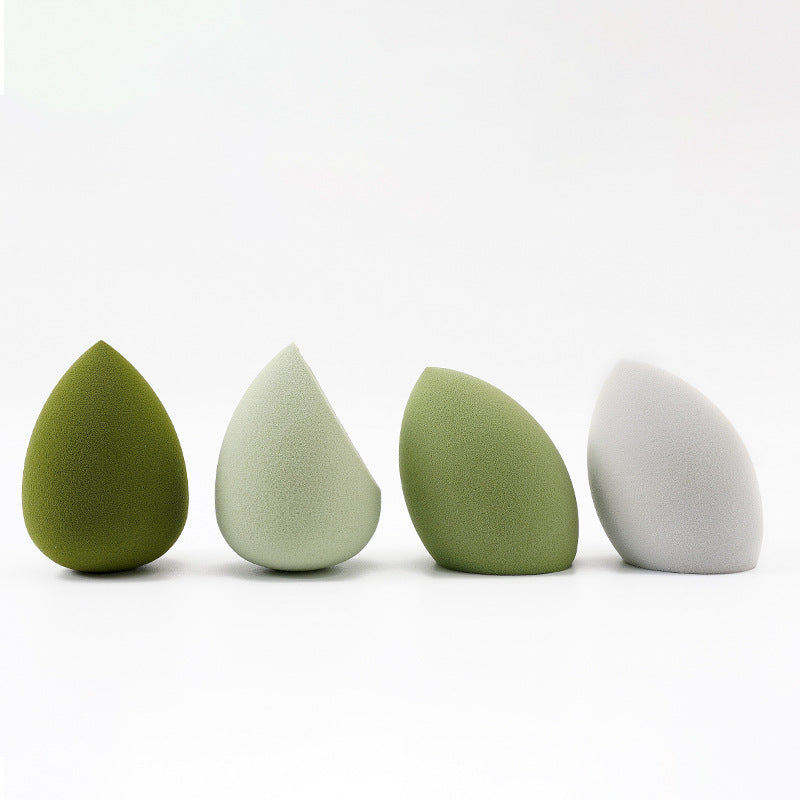 🥚💄 Beauty Egg No Powder Wet & Dry Makeup Sponge Set – Soft Non-Latex Puff with Storage Box (4PCS)