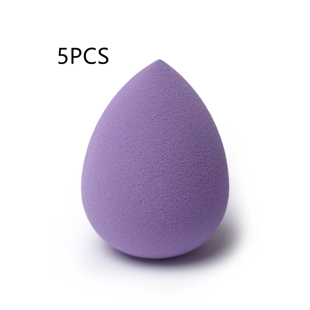 🥚💄 Solid Color Water Drop Makeup Sponge – Soft Beauty Egg Powder Puff (Wet & Dry Use)