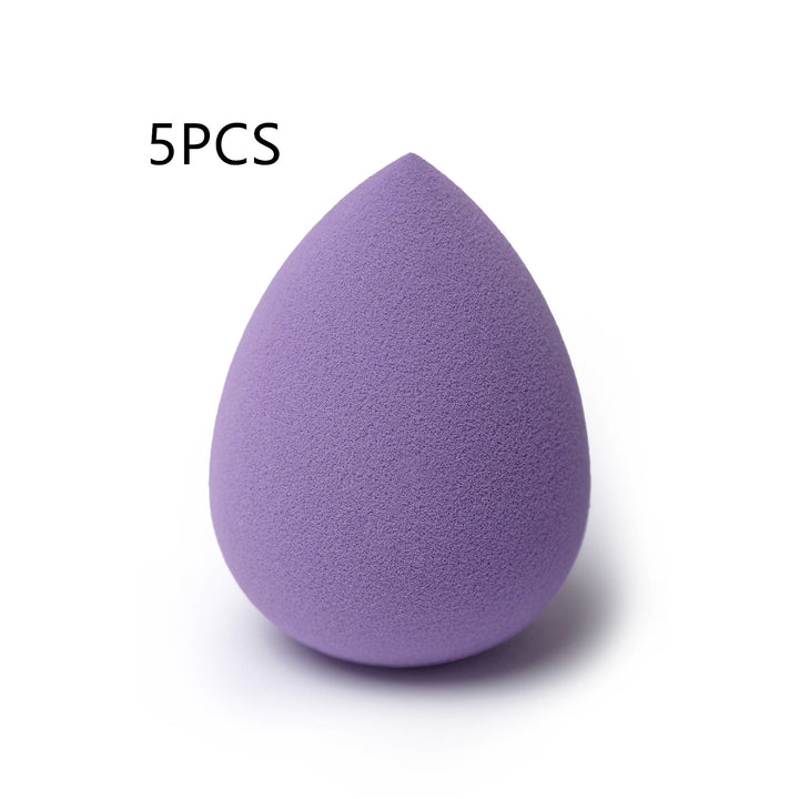 🥚💄 Solid Color Water Drop Makeup Sponge – Soft Beauty Egg Powder Puff (Wet & Dry Use)
