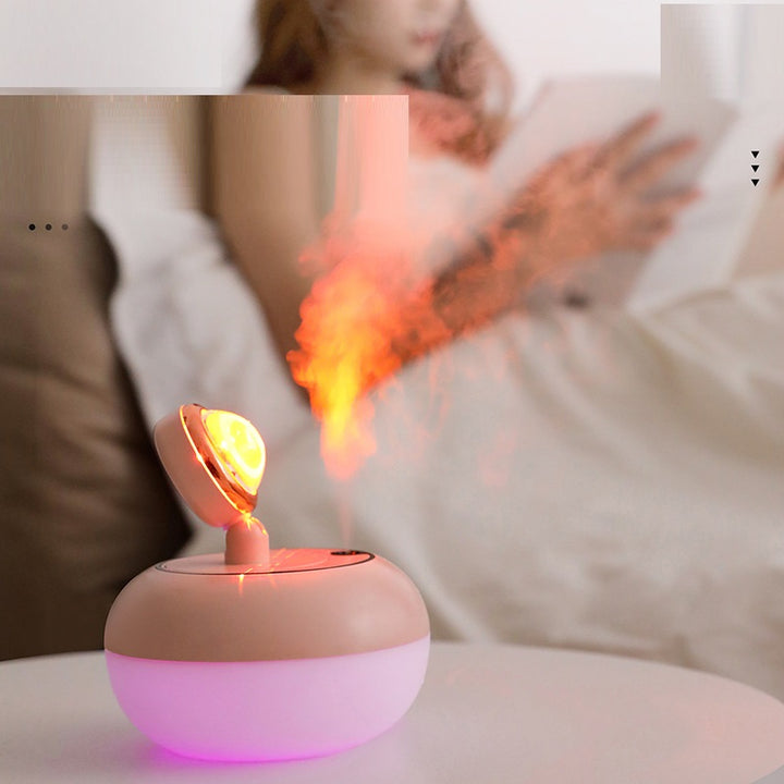 💧🌙 Mini Atmosphere Night Light Humidifier | Modern Touch-Control Bedroom Spray