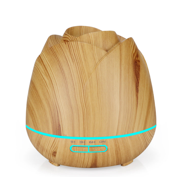 ✨✨ Light Wood Grain 400ml Colorful Light Rose Humidifier