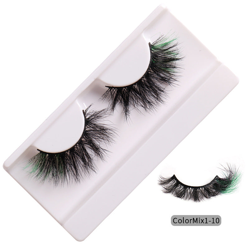 👁️✨ Fashion High Color Fried Curly Eyelashes – Thick Fluffy Faux Mink Lashes