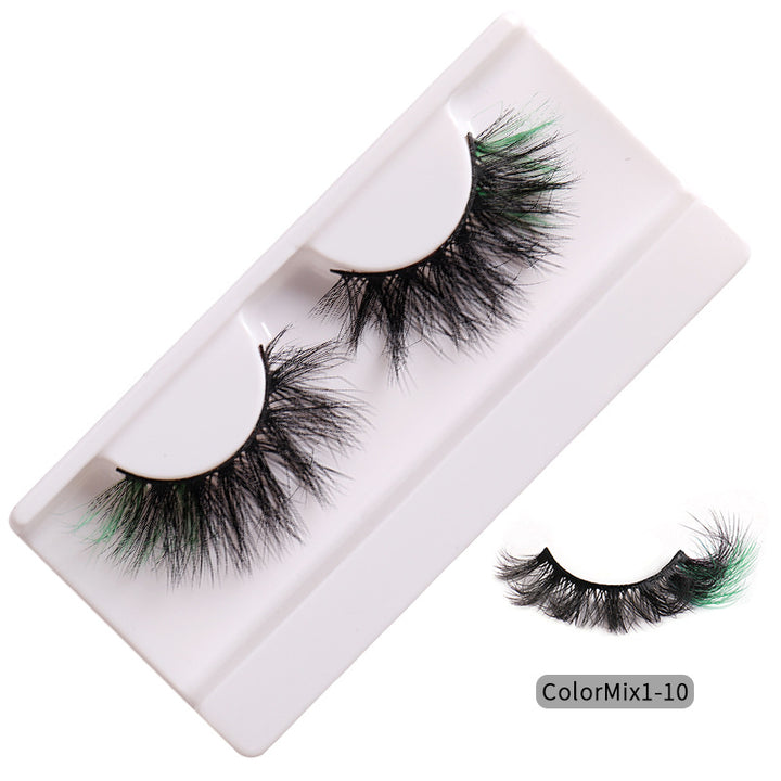 👁️✨ Fashion High Color Fried Curly Eyelashes – Thick Fluffy Faux Mink Lashes