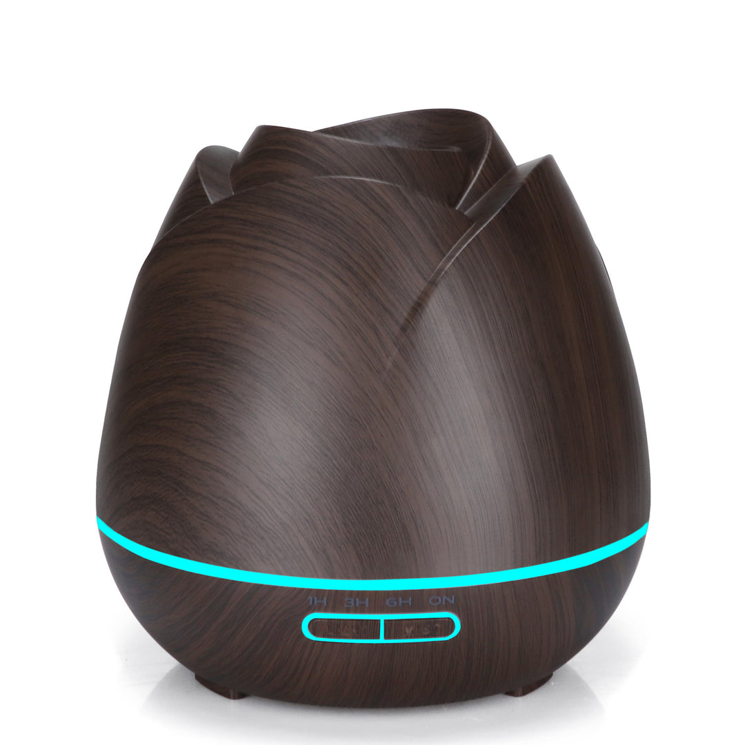 ✨✨ Light Wood Grain 400ml Colorful Light Rose Humidifier