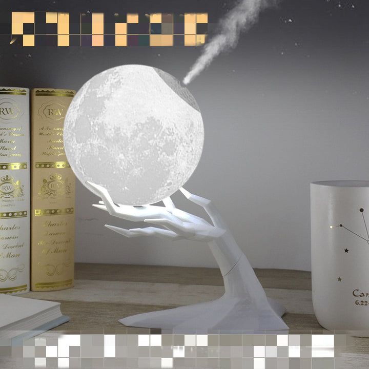 🌙💧 Moon Light Humidifier | Aromatherapy Night Lamp INS Style ✨