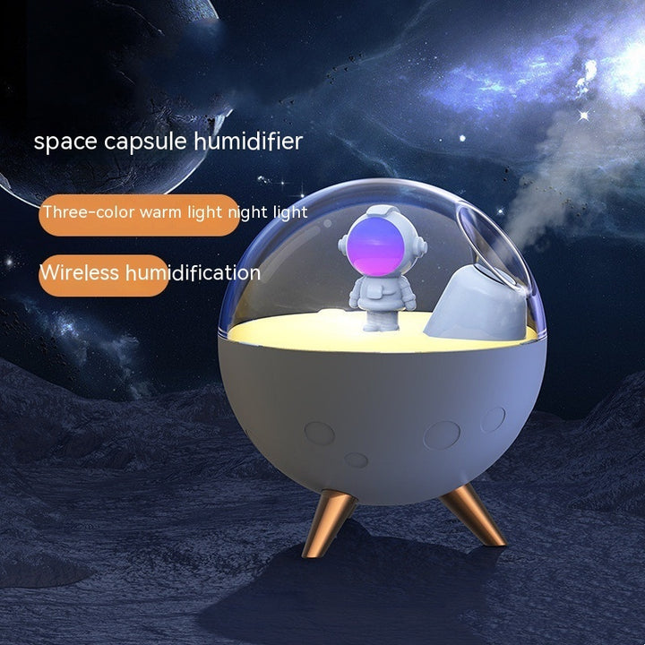 👨‍🚀💧 Spaceman Mini Humidifier | Wireless USB Desktop Spray Air Moisturizer ✨