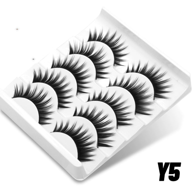 👁️✨ Natural False Eyelashes Without Eyeliner – Thick Dense Lash Set