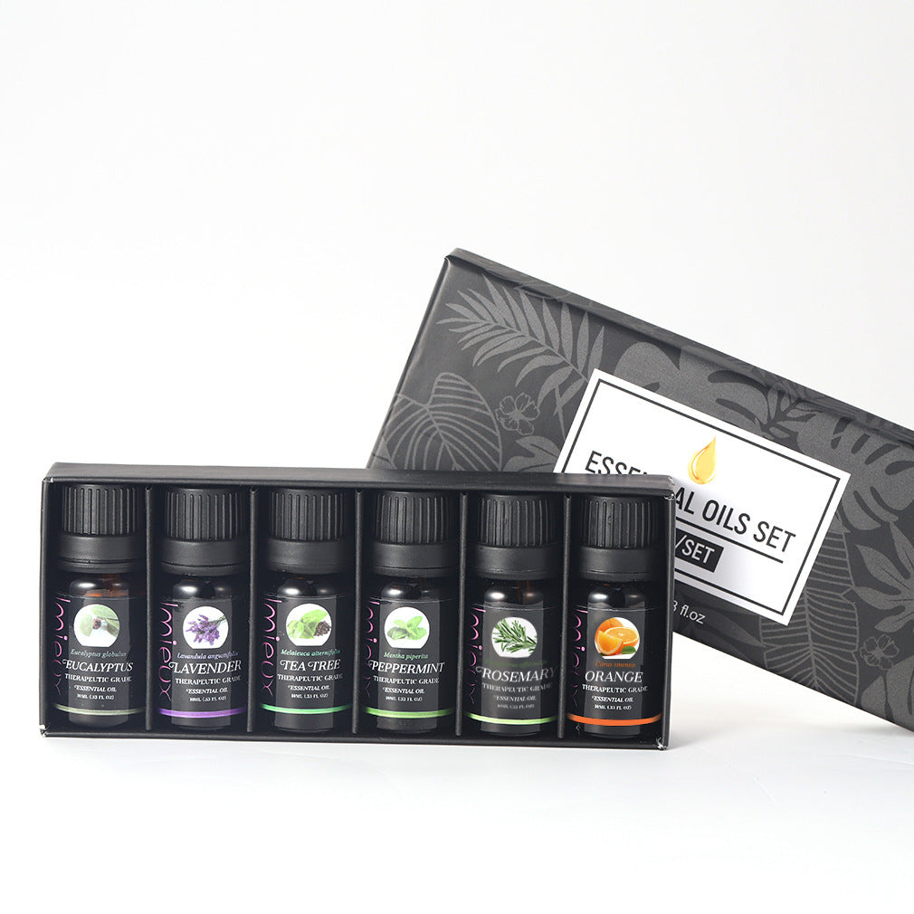 ✨ Herbal Aromatherapy Essential Oil Set — 6 × 10ml 🌿💧