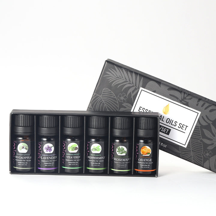✨ Herbal Aromatherapy Essential Oil Set — 6 × 10ml 🌿💧