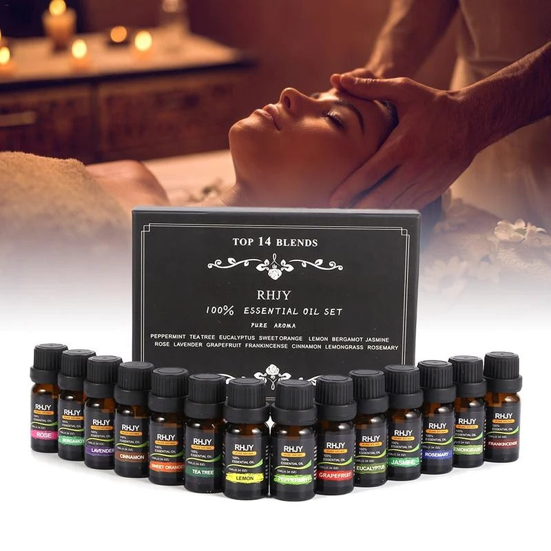 🌿 Diffusers Essential Oil Set (14 × 10ml)