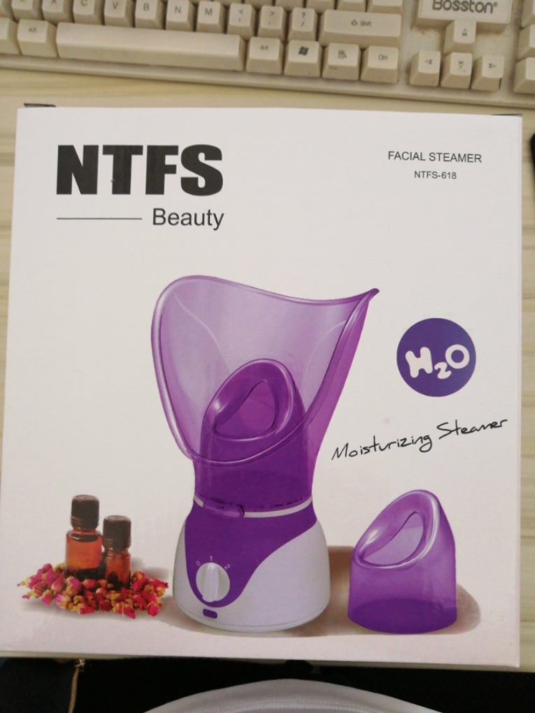 💨✨ Facial Face Steamer Machine | Pore Cleanser Mist Spa Sauna Vaporizer