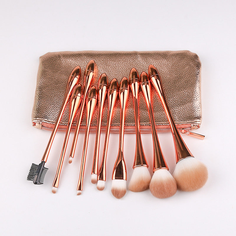 ✨ Zhuoerya 10-Piece Goblet Makeup Brush Set 💄