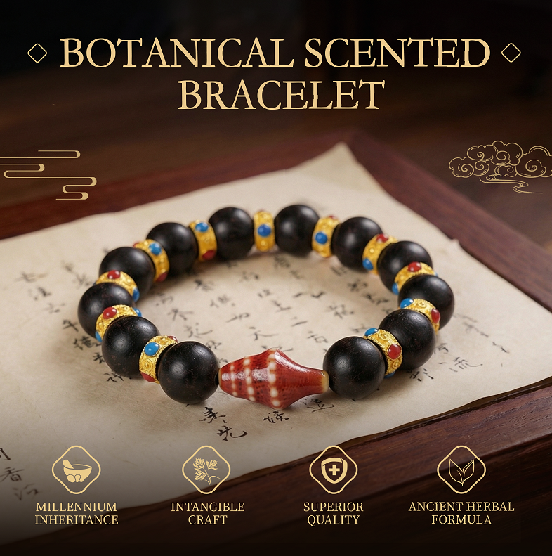 Chinese Herbal Bead Bracelet – Traditional Aromatherapy Wellness Bracelet