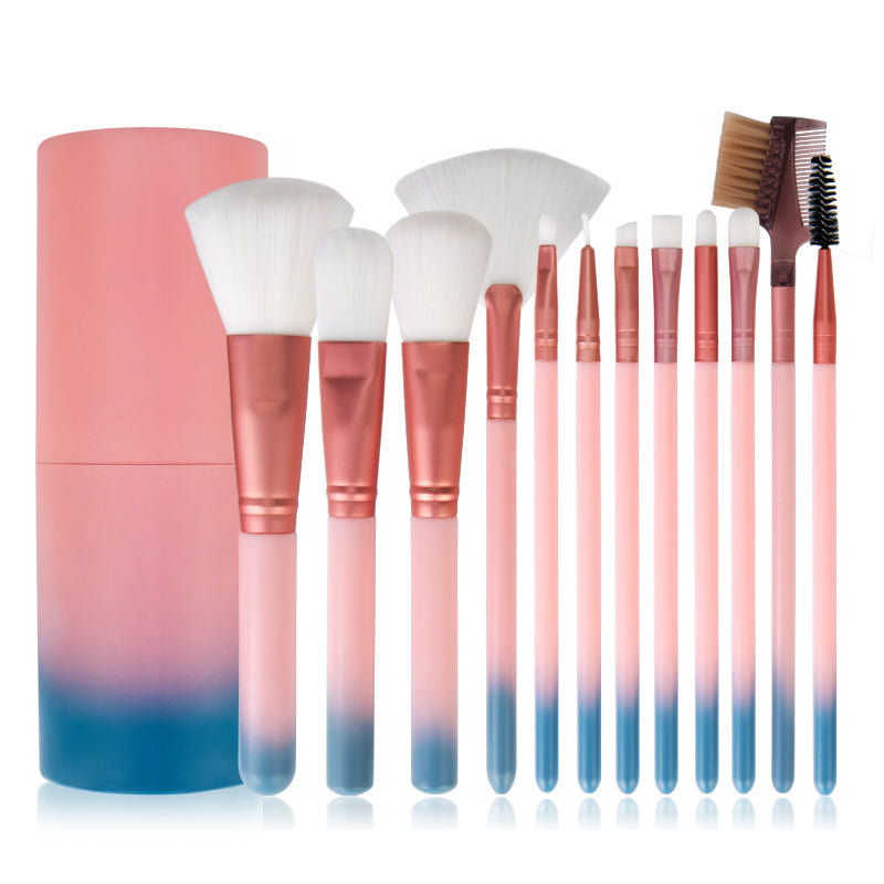 ✨ 12-Piece Makeup Brush Set — Face, Eye & Lip Beauty Tools 💄
