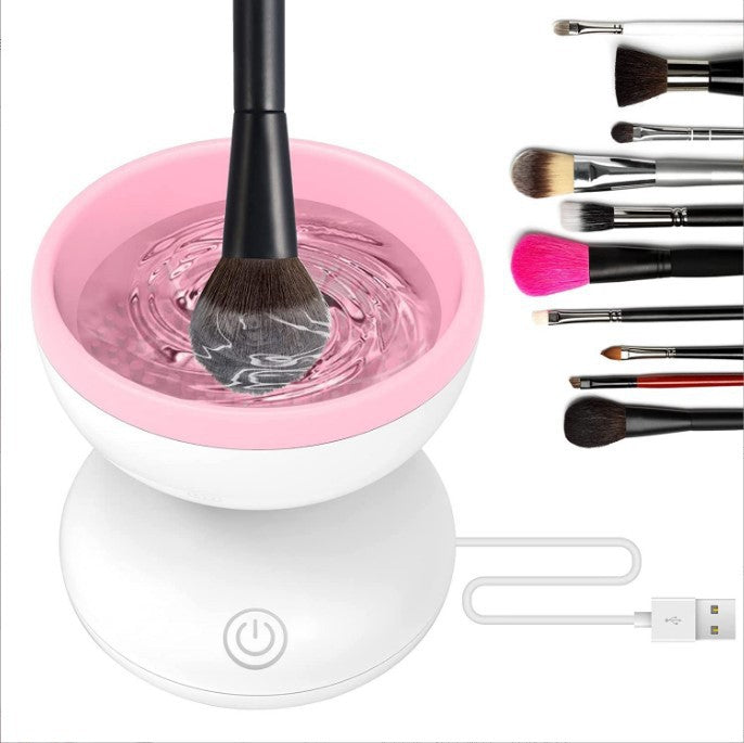 ✨ Portable Electric Makeup Brush Cleaner — USB Automatic Cleaning Tool 💄🧼⚡