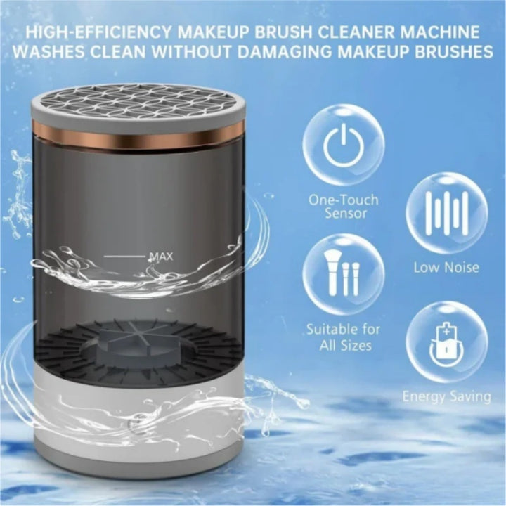 ✨ Automatic Rotating Makeup Brush Cleaner — USB Electric Washing Machine 💄🧼⚡