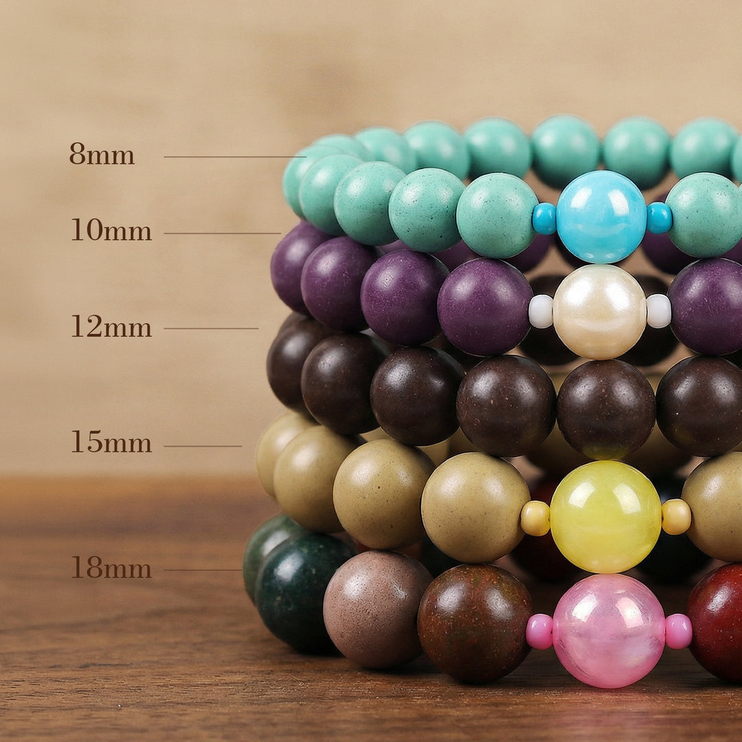 Chinese Herbal Bead Bracelet – Lightweight Traditional Wellness Jewelry