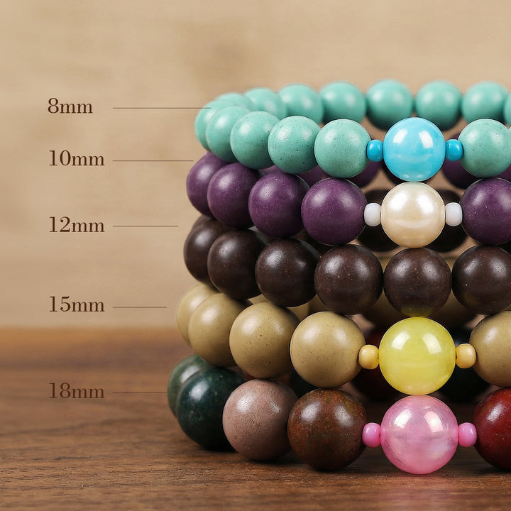 Chinese Herbal Bead Bracelet – Lightweight Traditional Wellness Jewelry