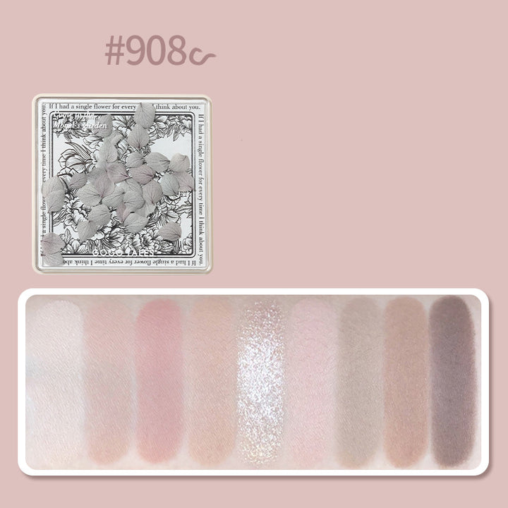 ✨ Fashion Simple Eyeshadow Palette – Matte, Pearl & Glitter Makeup Set ✨