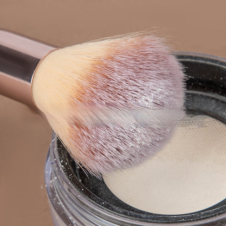 ✨ Black Makeup Brush Set — Foundation, Eyeshadow & Highlight Collection 💄🖤