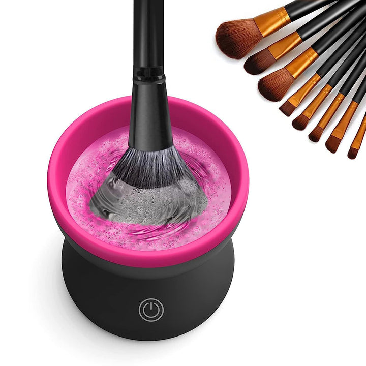 ✨ Portable Electric Makeup Brush Cleaner — USB Automatic Cleaning Tool 💄🧼⚡
