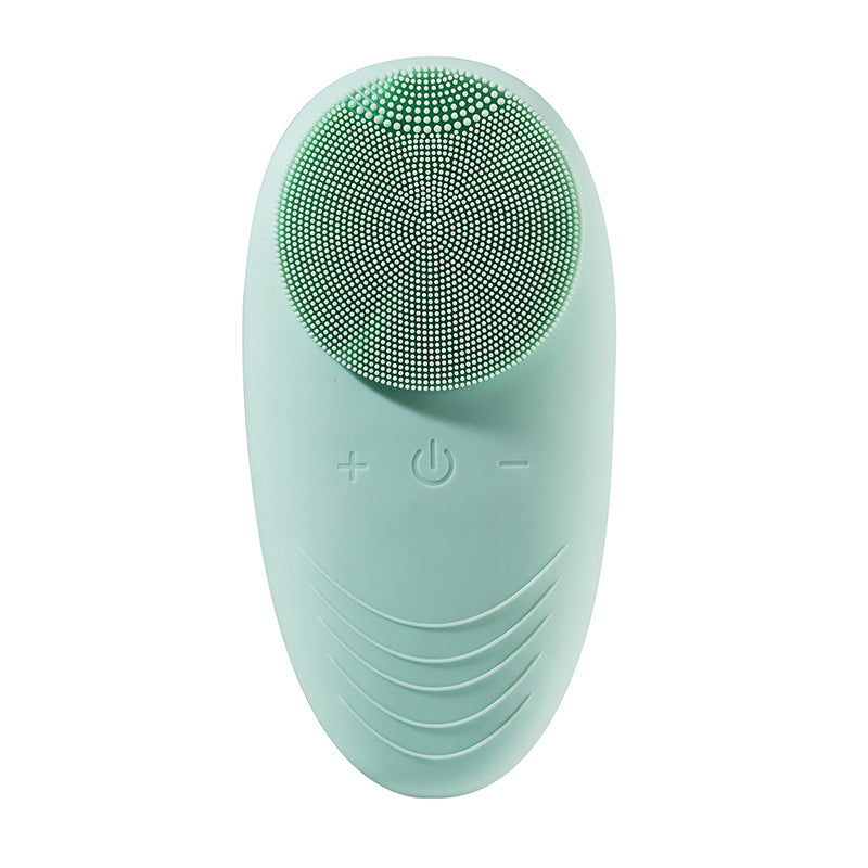 🧼💗 Mini Electric Facial Cleansing Brush | Silicone Deep Cleanser & Skin Massage Tool