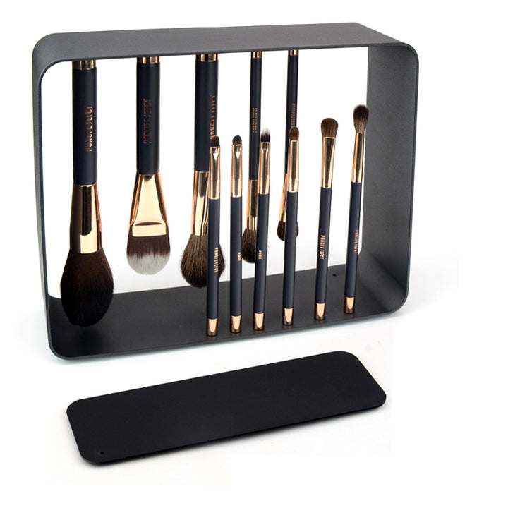 ✨ Fashion Magnet Makeup Brush Set — Real Hair Luxury Beauty Tools 💄🖤✨