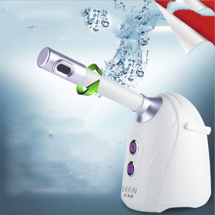 💨🌿 Three-Purpose Aromatherapy Face Steamer | Hot & Cold Spray Beauty Device