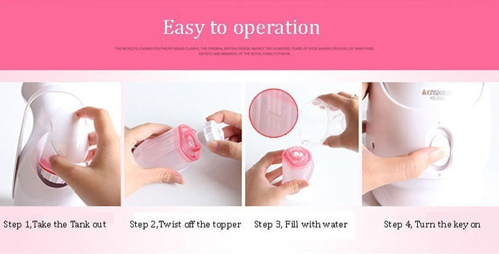 💨✨ Humidifying Steaming Machine | Facial Moisturizing Steam Beauty Device