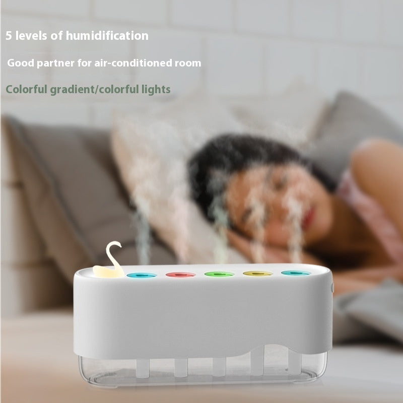 💧🌈 Large Spray Humidifier | Colorful Ambient Light Desk Diffuser ✨