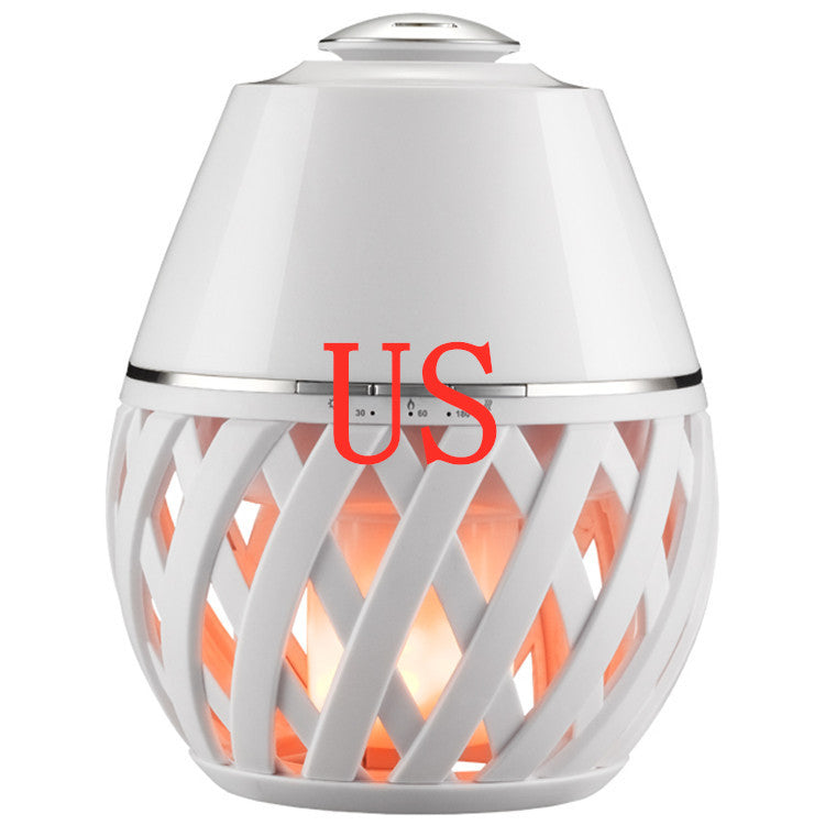 🔥💧 Incense Flame Humidifier | 7-Color Ultrasonic Aroma Diffuser 🌈✨