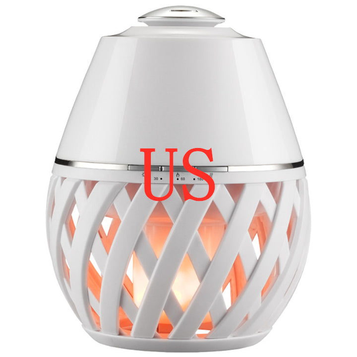 🔥💧 Incense Flame Humidifier | 7-Color Ultrasonic Aroma Diffuser 🌈✨