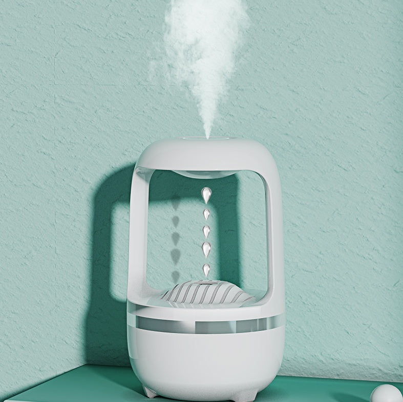 💧🌈 Anti-Gravity Water Drop Humidifier | Large Capacity Aromatherapy Mist Maker ✨