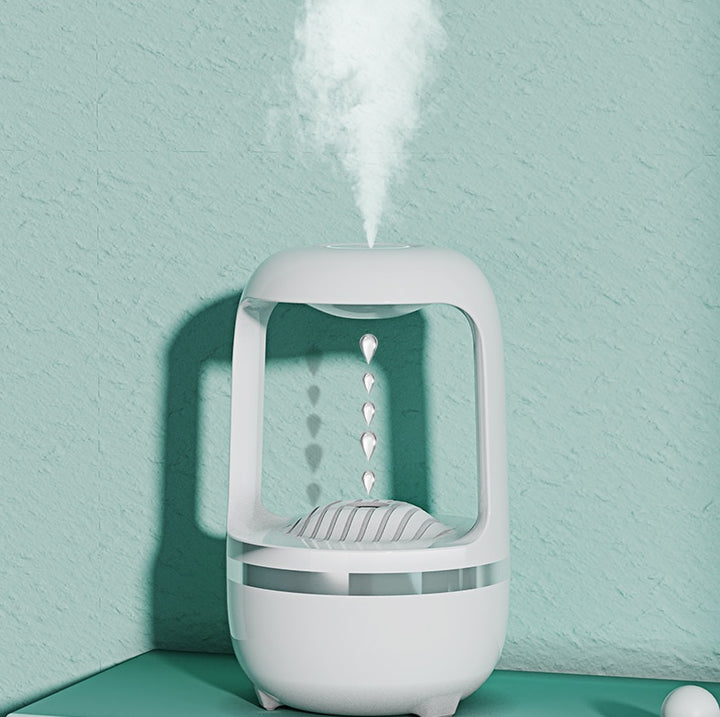 💧🌈 Anti-Gravity Water Drop Humidifier | Large Capacity Aromatherapy Mist Maker ✨