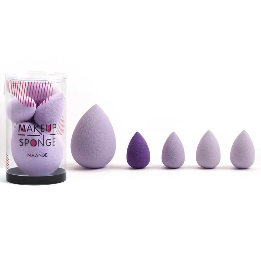 🥚💄 5 Pack Mini Beauty Eggs – Soft Makeup Sponge Set (Wet & Dry Use)
